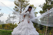 Свадебное платье, белое,  Костанай