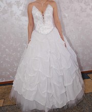 продам свадебное платье бу в хорошем состоянии алматы