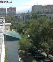 Балконные козырьки,  установка в Алматы не дорого 328 98 20
