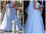 Продам Атласное Свадебное Платье