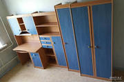 Подростковую мебель Junior синего цвета 