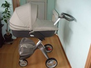 3 в 1 Stokke Xplory V4 новорожденного Прогулочная коляска с люлькой и 