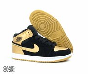 Nike Air Jordan Retro 1 Black/Gold