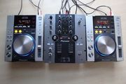 Комплект DJ диджейского оборудования PIONEER(CDJ200+DJM250)
