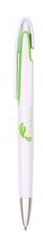 Артикул PSO-083,  ручка пластиковая,  белая с зеленым