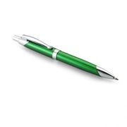 Артикул V1247-10,  Ручка пластиковая,  зеленая с металлическими вставкам