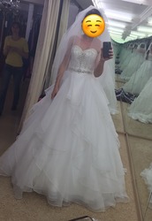 Свадебное платье,  продажа б/у алматы