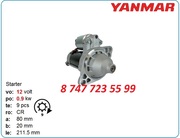 Стартер Yanmar 3tnv70,  2tnv70,  3tnv80 428000-2190